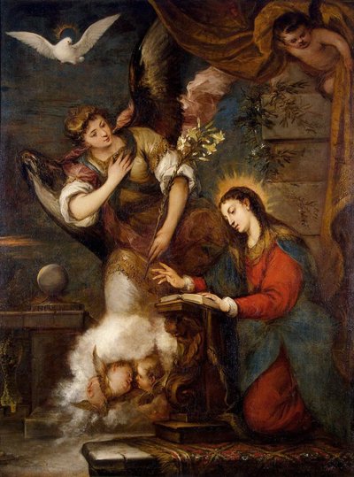 The Annunciation by José Antolínez
